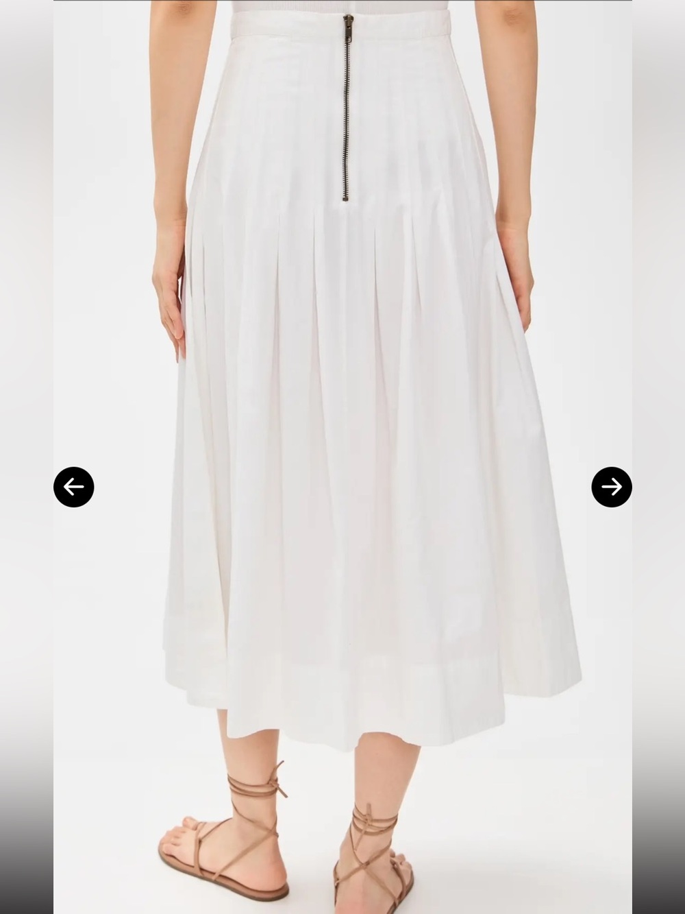 Rhythm Skirt. The Great. Size 0. White